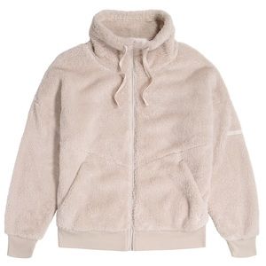 $160 NWT Spyder Women's Bailey Sherpa Jacket Moonbeam